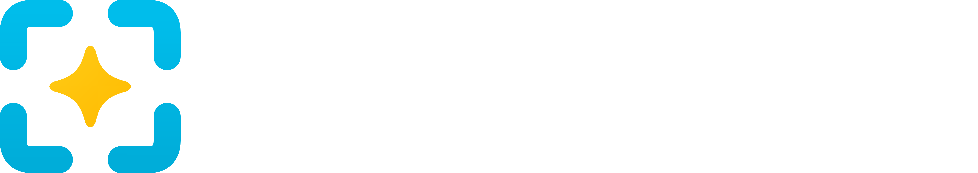 Scanbound logo, white text